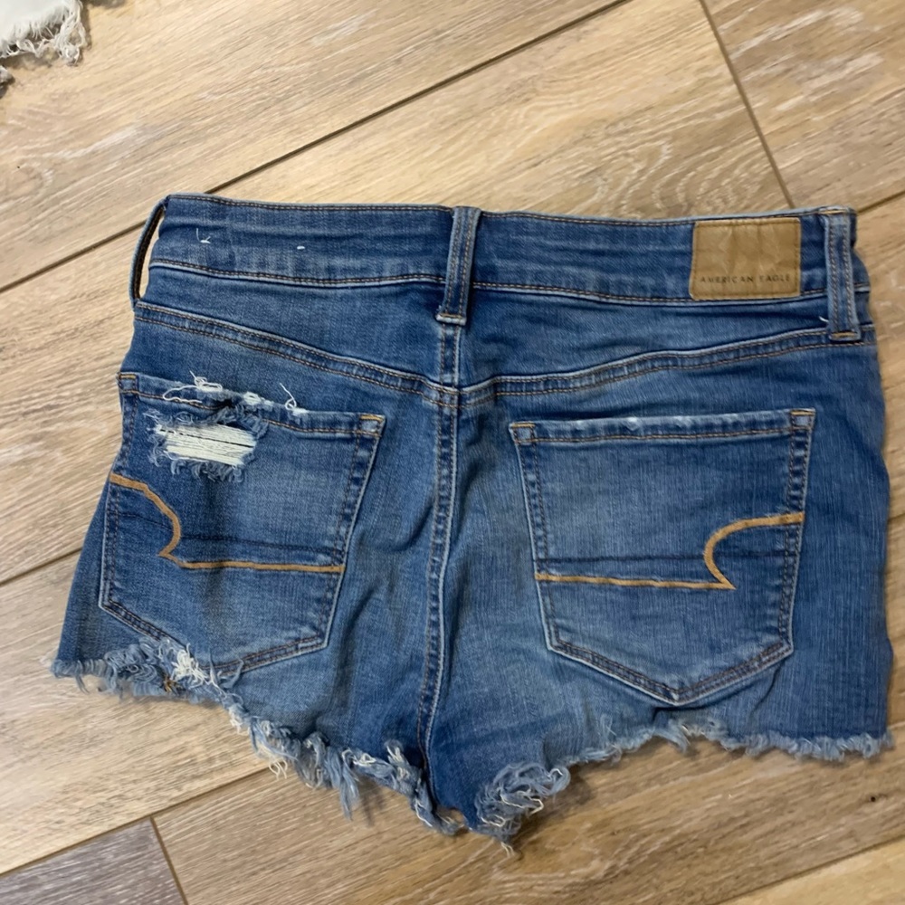 Size 6 American eagle jean shorts. $10 each! white pair is a size 10